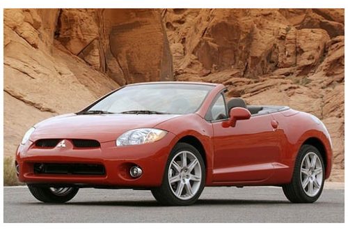 2007 Mitsubishi Eclipse Spyder GS 2 Door Convertible 2.4L 4-Cylinder 4A 1